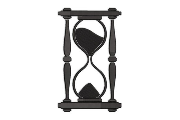 Hourglass: A Seasonal Embroidery Design